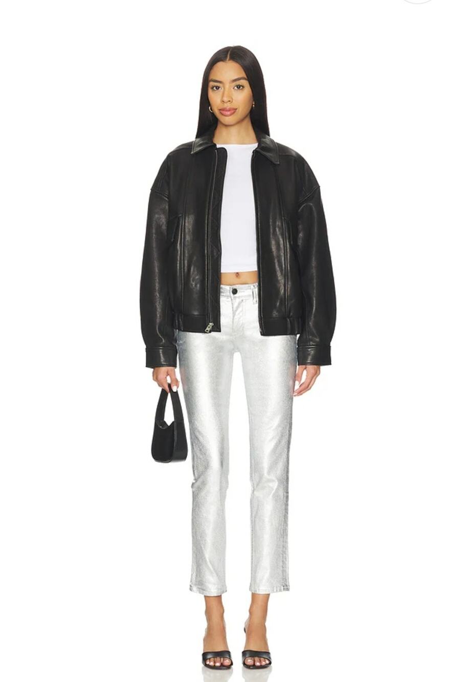 NWOT Free People x We The Free Oracle Metallic Pant In Divine 27 $148